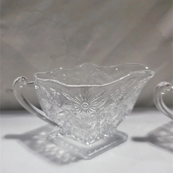 Pineapple-Floral cream/sugar - Picture 2 of 4